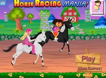 Скачки Мания. Онлайн игра про лошадей.