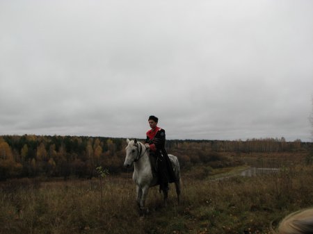 Фото казака верхом на лошади