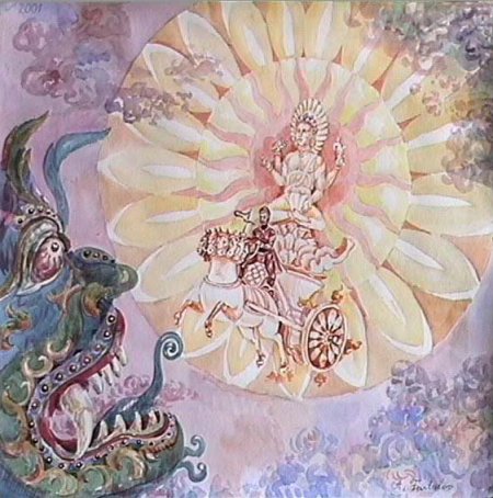 Рисунок Уччайхшраваса