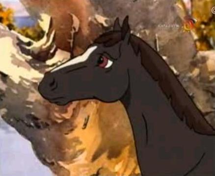 Смотреть онлайн мультфильм "Серебряный конь" 7 серия.  Наперегонки с ветром