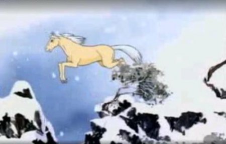 Смотреть онлайн мультфильм "Серебряный конь" 3 серия. Затерянные в снегах