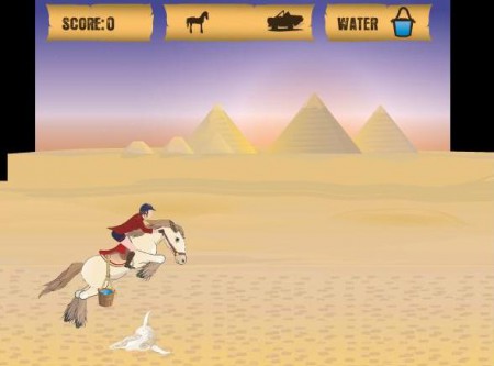 Онлайн игра про лошадей. Египетская наездница