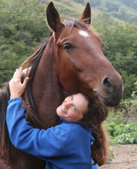 Фото лошади и девушки