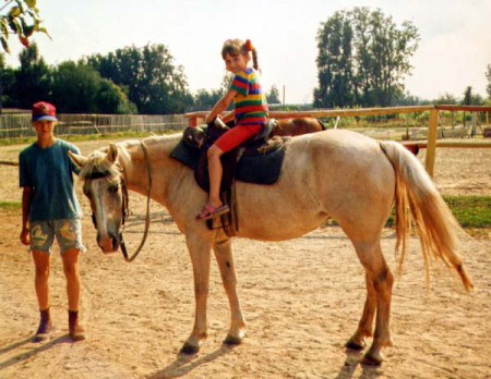 Занятие по иппотерапии