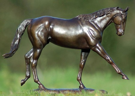 Памятник кобыле по кличке Зеньятта (Zenyatta)