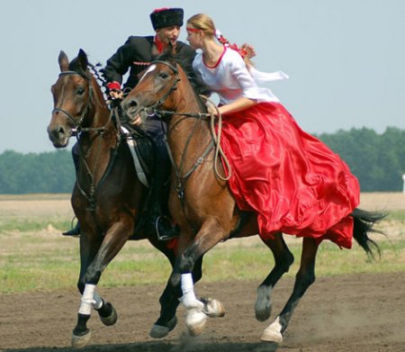 Конная игра Кыз-куу