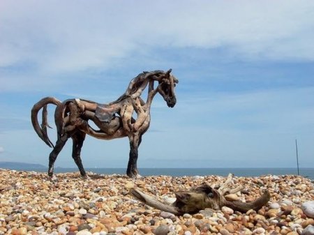 Невероятные скульптуры лошадей от Хизер