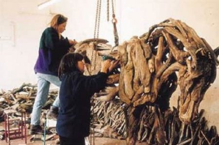 Хизер Дженш (Heather Jansch) за работой