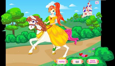 Принцесса Блум. Онлайн игра про лошадей