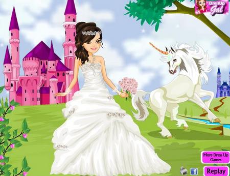 Свадьба принцессы. Онлайн игра про лошадей