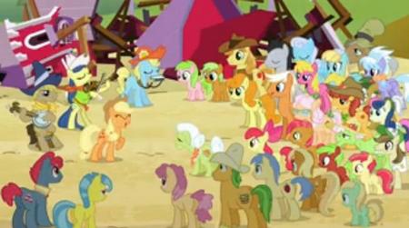 Смотреть мультфильм Мои маленькие пони: дружба это чудо «Сбор семьи Эппл» - 8 серия 3 сезона