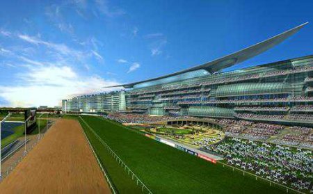 Скаковая дорожка ипподрома Meydan Grandstand