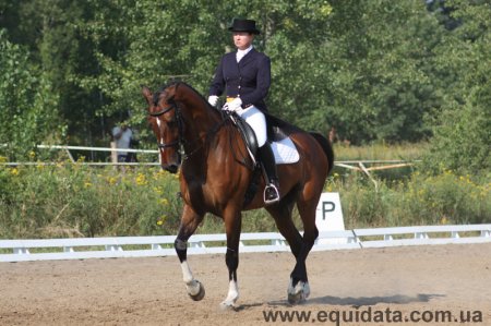 Женщина верхом на айнседлере