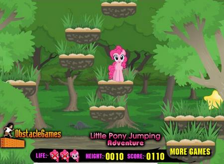 Приключение Пинки Пай. Онлайн игра про лошадей