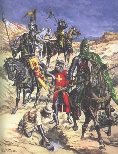 Лошади и рыцари в Средневековье