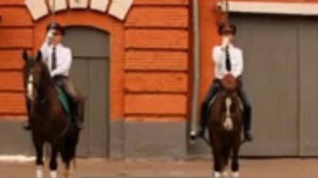 Галилео. Полицейские лошади. Смотреть видео про лошадей онлайн