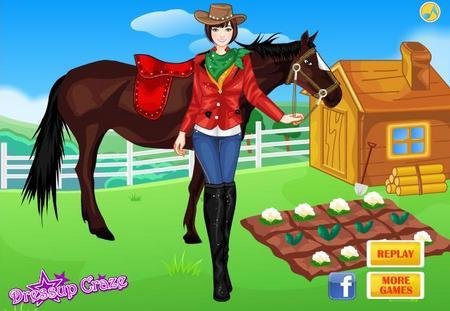 Лошадь Эмили. Онлайн игра про лошадей