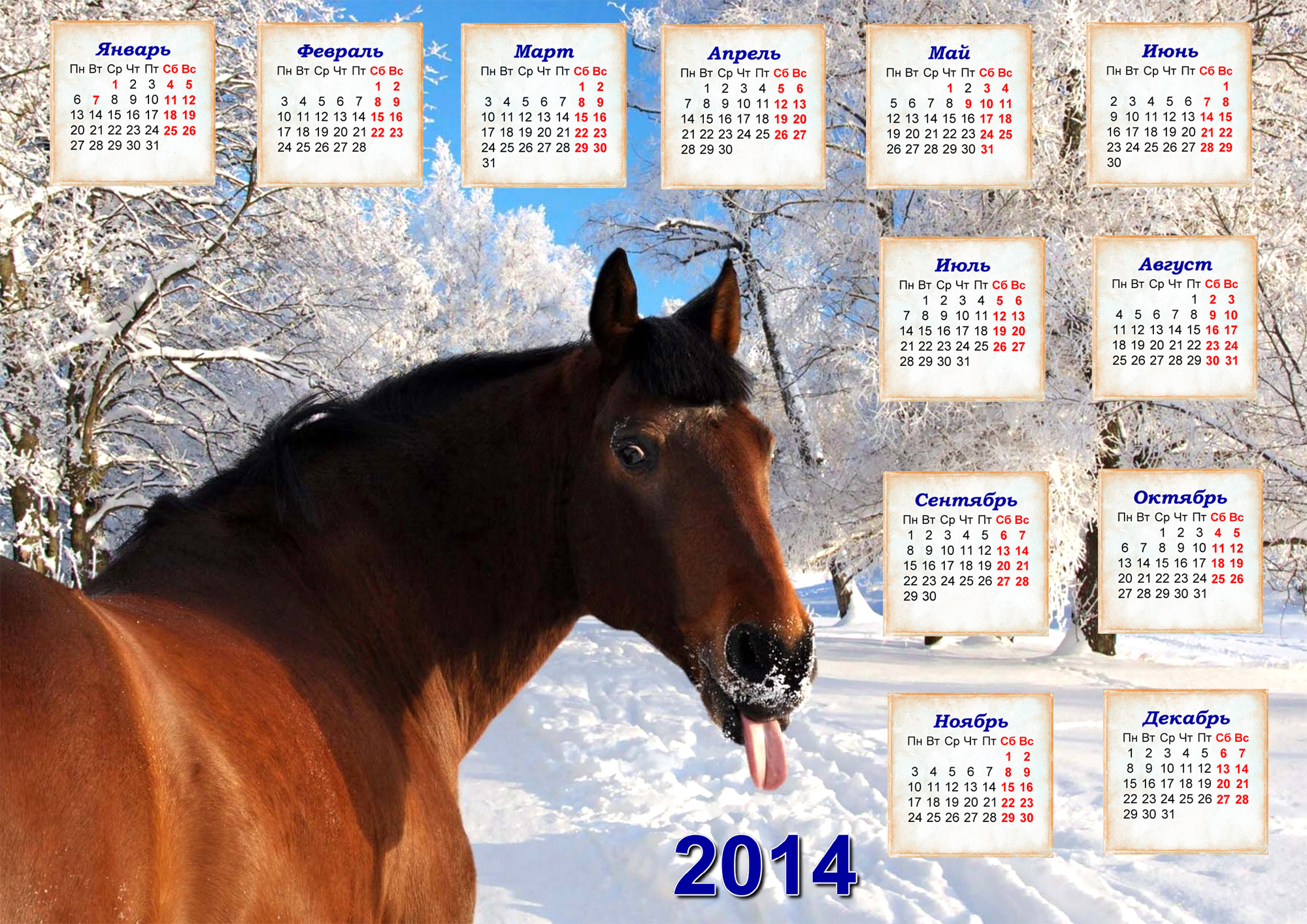 Календарь лошадь. Календарь 2014 год лошади. Настенный календарь с лошадьми. Год лошади календарь.
